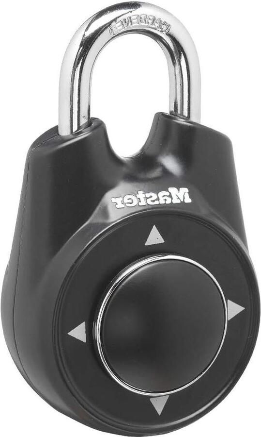 Hangslot Locker Lock 1500iD Set Your Own Directional Combination Zwart Veiligheidsslot