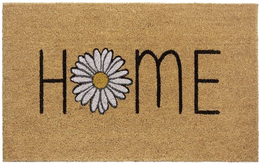 Hanse Home Kokos Deurmat voor Binnen 45x75cm – Deurmat Kokosmat Vuilvangermat Home Design Antislip voor Entree & Overdekte Buitenruimte – Natuurlijk