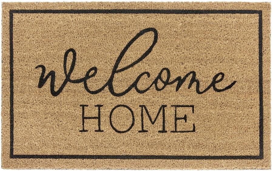 Hanse Home Kokos Deurmat voor Binnen Dirt Trapper Mat Natural Kokosmat Welcome Home Antislip Deurmat voor Hal Terras Entree 45x75cm
