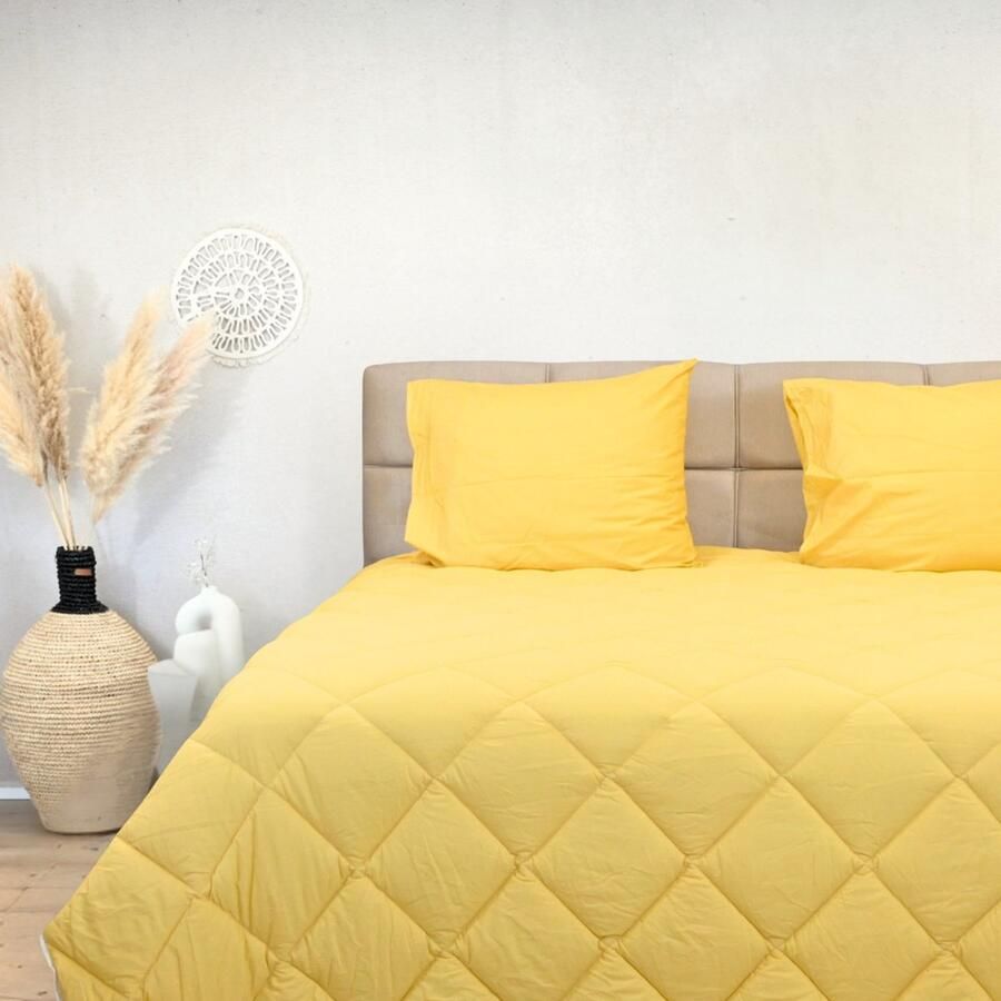 HappyBed Premium All year dekbed enkel 160x200 Twijfelaar dekbed Wasbaar dekbed zonder overtrek Bedrukt dekbed zonder hoes Hoesloos Dekbed met Print Sevilla sunset