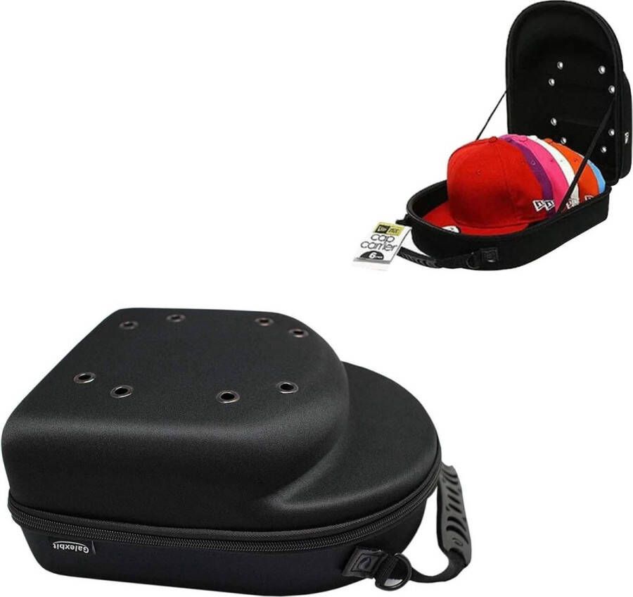 Harde EVA Hoedentas Baseballpet Draagtas Pettenhoesje Reiskoffer Petopbergdoos Hoedendrager met Schouderband