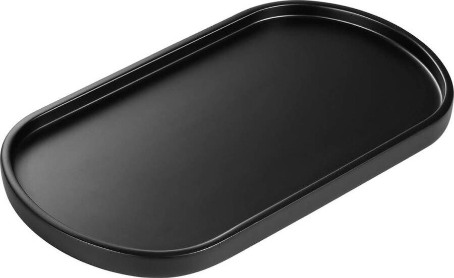 Harsen Badkamer Dienblad Kaptafel Dienblad Organisator Decoratieve Ovale Badkamer Sieradenopslag Serveerplank Kom voor Kaarsen Zeep Cosmetica Sieraden Plant 29 x 15.5 x 1.8 Inches