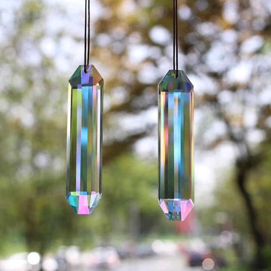 Harten Suncatchers Kristallen Hangende Kroonluchter met Prisma's Regenboog Glas Kristal Hanger Feng Shui
