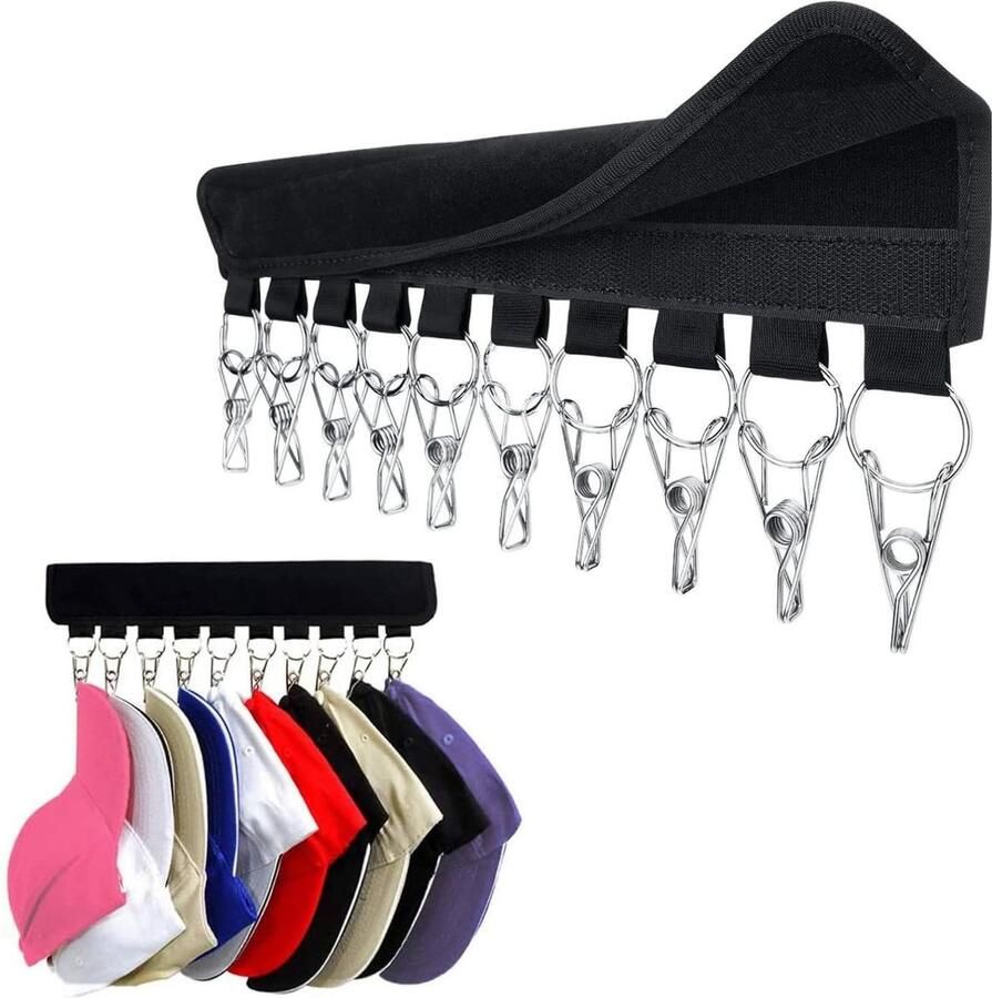 Hat Organiser Practical Baseball Cap Holder Socks and Ties Holder for Home and Travel (1 Piece)