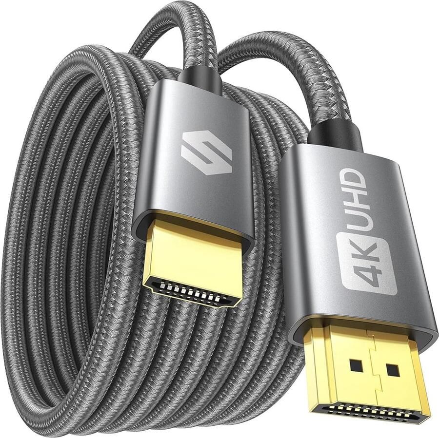 HDMI Kabel 2M 4K 60Hz High Speed met 18Gbps en Audio Return Perfect voor TV Laptop Console en Projector