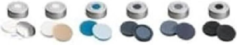 Headspace Cap ND20 Over Pressure Protection Silicone White Alufoli Pack of 100 NeoLab Headspace Caps