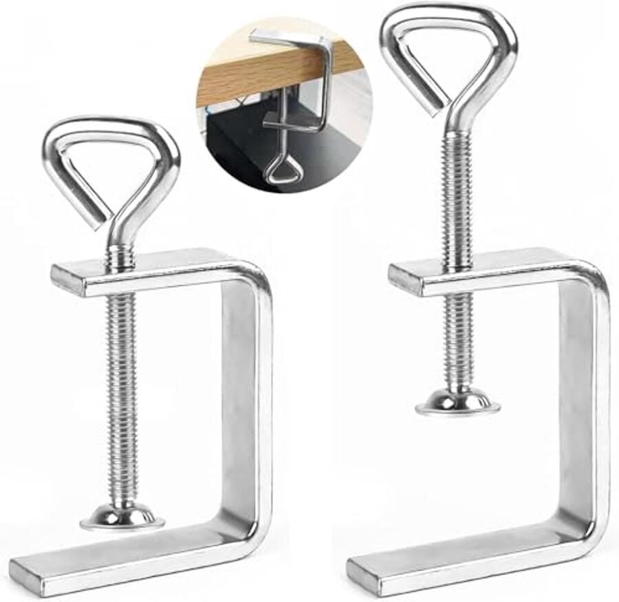 Heavy Duty C-klemmen Set van 2 Tafelklemmen voor Houtbewerking en Doe-Het-Zelf Projecten