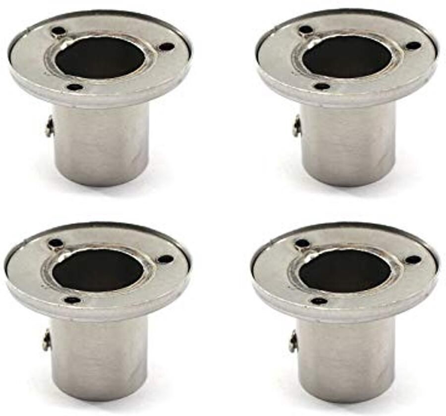 Heavy Duty Garderobe Stang Beugels voor Kast Plankondersteuning 4 Stuks