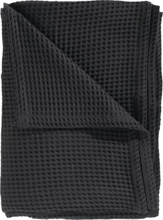 **Heckettlane Bed Sprei Wafel Stijlvolle Bedspreiding met Wafelstructuur voor een Luxe Slaapkamer** Bedsprei 1 persoons Wafeldeken 180x260 Zwart
