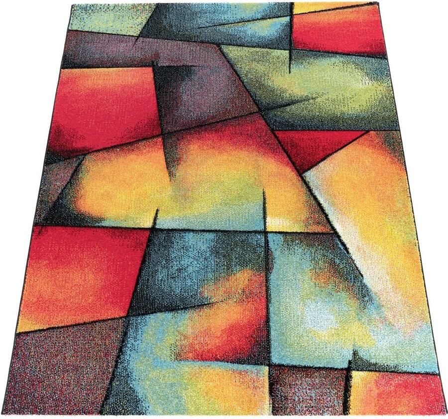 Contemporary Short-Pile Rug – Soft Durable & Elegant – Geometric Patterns