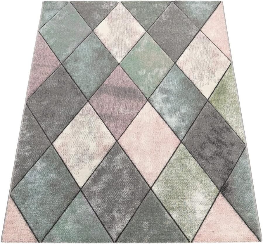 Contemporary Short Pile Rug – Modern Design – Soft Durable & Easy Care