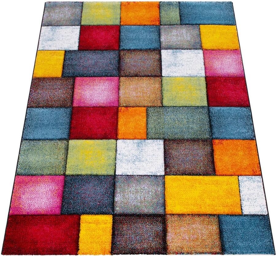 Hedendaags vloerkleed-Geometrische patronen-Zacht duurzaam en luxueus-kort pile