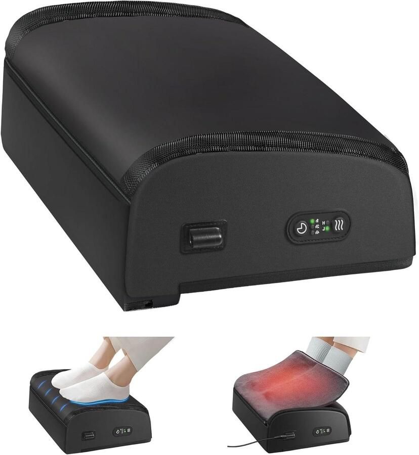 Height Adjustable Footrest Ergonomic Footstool for Home Office Perfect Christmas Gift for Men and Women