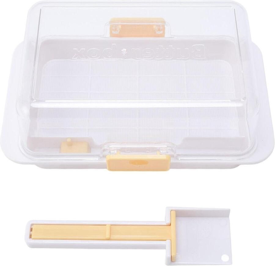 Herbruikbare boterbak met snijgereedschap 500 g Kaas Schaallijnen optimaliseert de conditie van boter