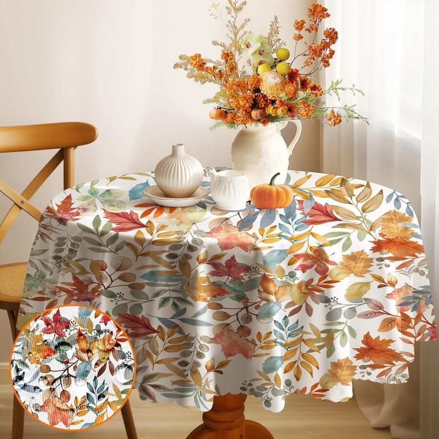 Herfst Tafelkleed Waterafstotend 1 stuk Polyester maten