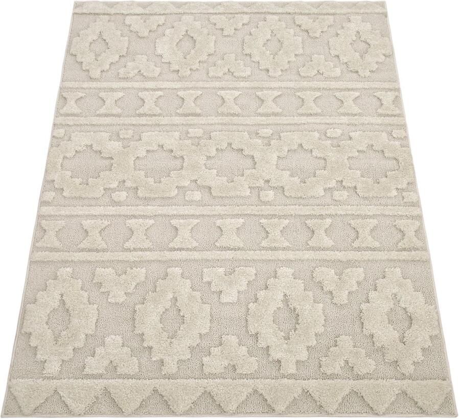 High -pile tapijt Scandinavische en geometrische patronen zacht en duurzaam Easy Care