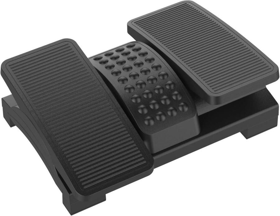 Hoe vind je deze nieuwe titel voor je ?Non-Slip Coating Height-Adjustable Ergonomic Footrest with Massage Structure Black Size: 43 x 32 x 10.5 cm