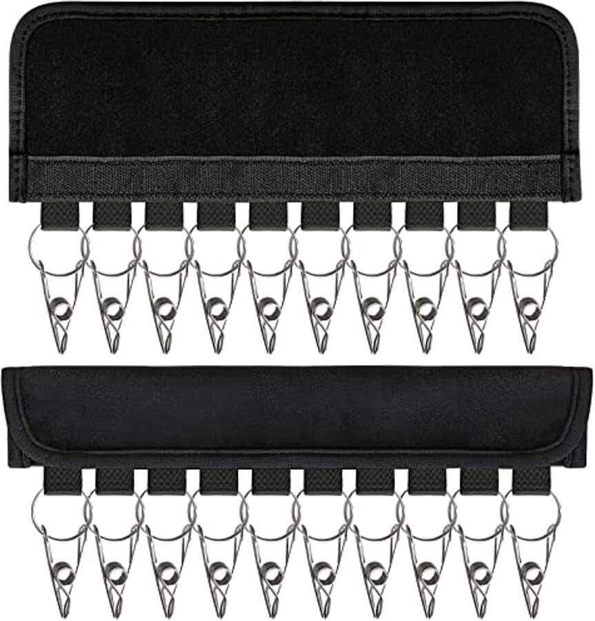 Hoed Organizer met 10 Grote Clips voor Caps Opslag 2 Stuks