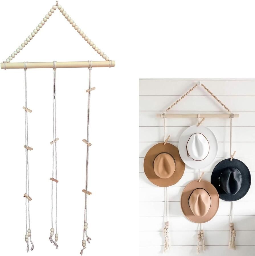 Hoedenstandaard Praktisch en Ruimtebesparend 1 stuk Katoen en Linnen