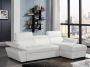 LINEA SOFA Hoekbank JONOVA Leer Wit Hoek rechts L 256 cm x H 83 cm x D 154 cm - Thumbnail 3