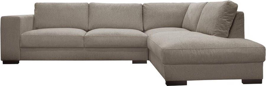 Hoekbank MESETA Stof Beige Hoek rechts L 285 cm x H 85 cm x D 205 cm