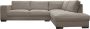 Hoekbank MESETA Stof Beige Hoek rechts L 285 cm x H 85 cm x D 205 cm - Thumbnail 2