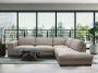 Hoekbank MESETA Stof Beige Hoek rechts L 285 cm x H 85 cm x D 205 cm - Thumbnail 1