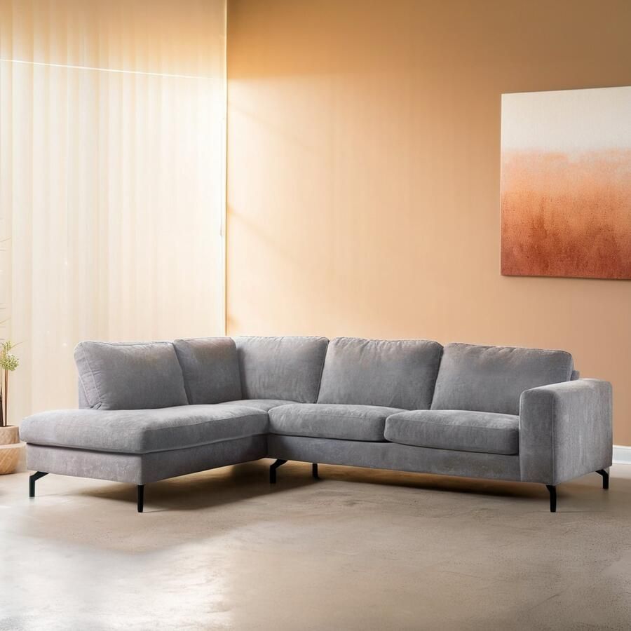 Hoekbank Serena Grijs