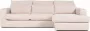 Hoekbank van beige teddy stof Hoek rechts MONDOVI L 271 cm x H 92 cm x D 165 cm - Thumbnail 1
