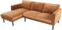 Hoekbank van ribfluweel Hoek links Camel MIKE L 214 cm x H 90 cm x D 148 cm - Thumbnail 1