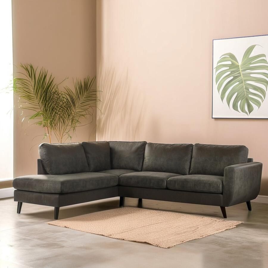 Hoekbank Yuma Groen - Foto 2