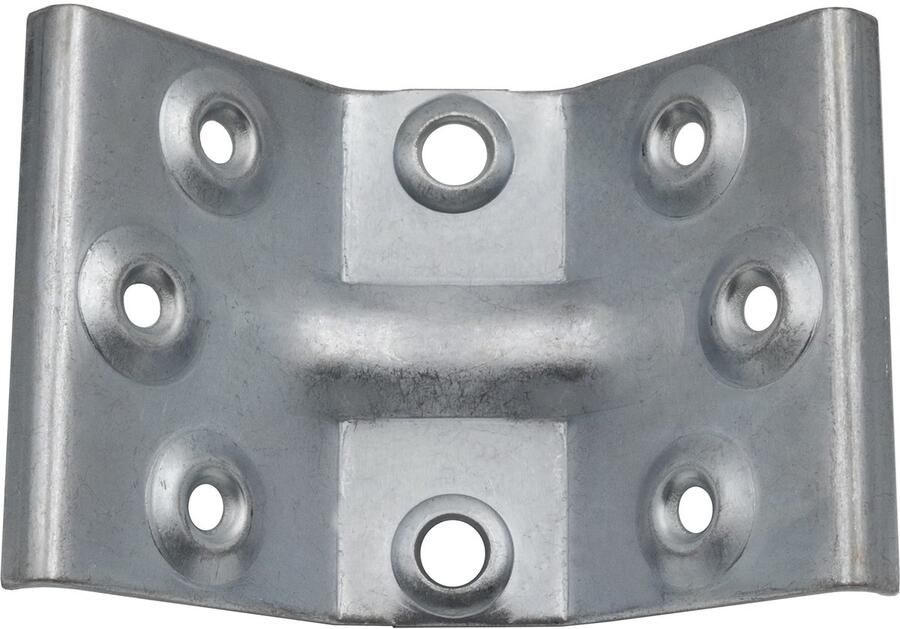 Hoekbeslag 103 x 70 mm Set van 4 voor Tafelpoten Staal