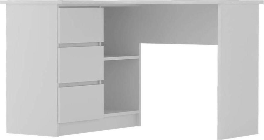 Hoekbureau 124x77x85 Ruimtebesparend ontwerp Hoekbureau