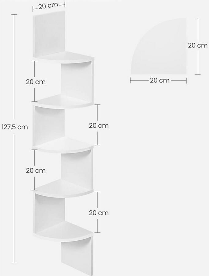 Hoekplank boekenkast wandplank zigzag hoek boekenkast bloemen