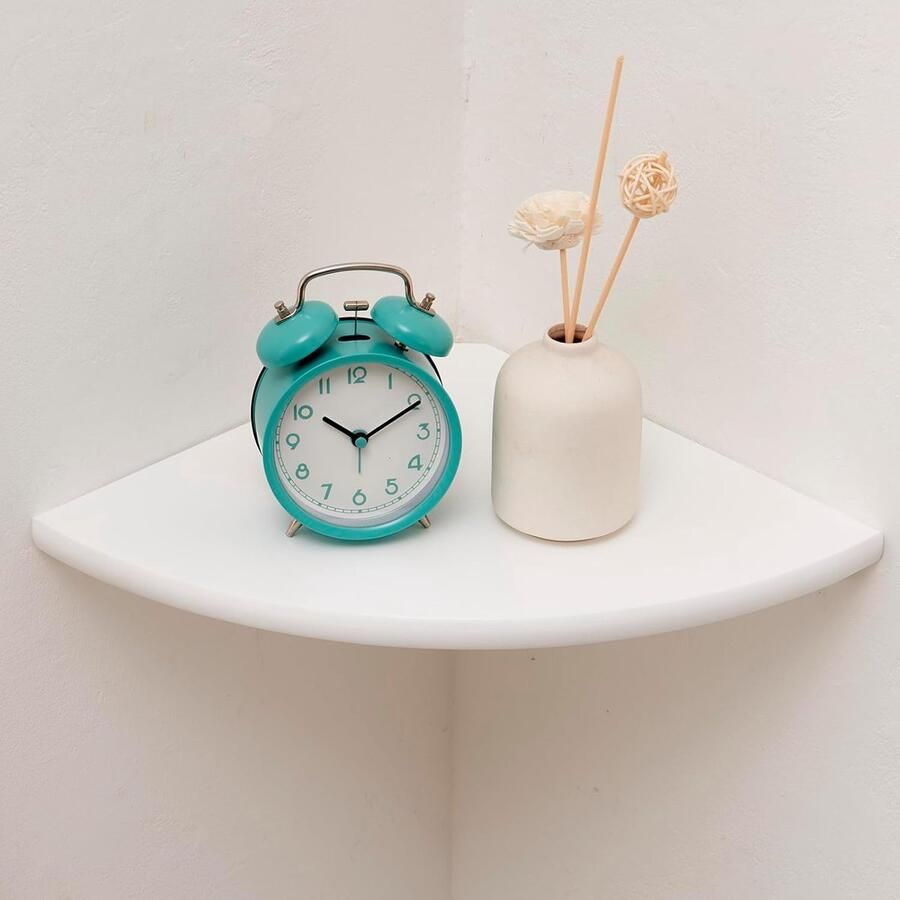 Ibenzoa Robuuste Eikenhout Hoekplank – Perfect voor Slaapkamer of Woonkamer