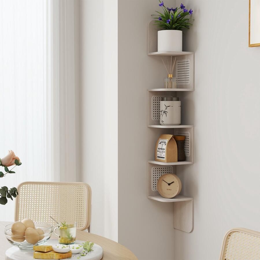 Hoekplank wandplank 5 niveaus zwevende plank