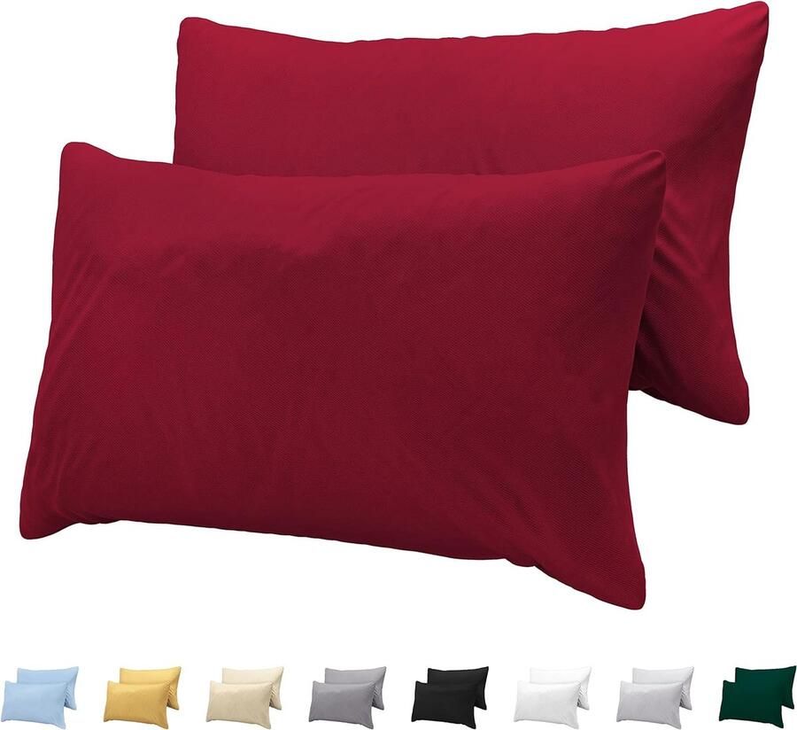 Hoes voor sierkussen 80 x 80 cm microvezel premium voordeelset van 2 kussenslopen decoratie voor kussens bank bed stof superzacht resistent hypoallergeen anti-mijt ademend hoes voor sierkussen met verborgen