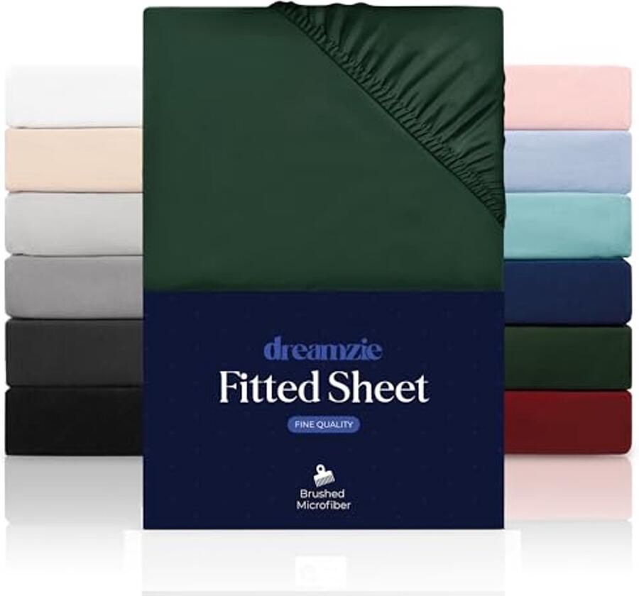 Hoeslaken 140 x 200 cm Zachte Microvezel Geschikt voor Dikke Matrassen Oeko-Tex Gecertificeerd