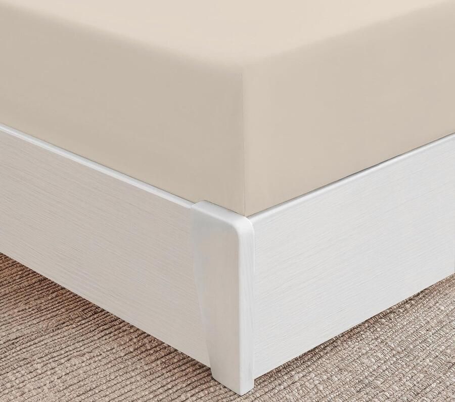 Hoeslaken 140x200 cm voor Boxspringbed Microvezel Geschikt voor Matrassen tot 30 cm Hoog Zacht en Kreukvrij