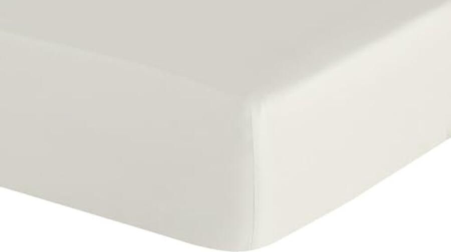 Hoeslaken 180 x 200 cm van katoen Elastisch duurzaam en geschikt voor dikke matrassen tot 30 cm diepte