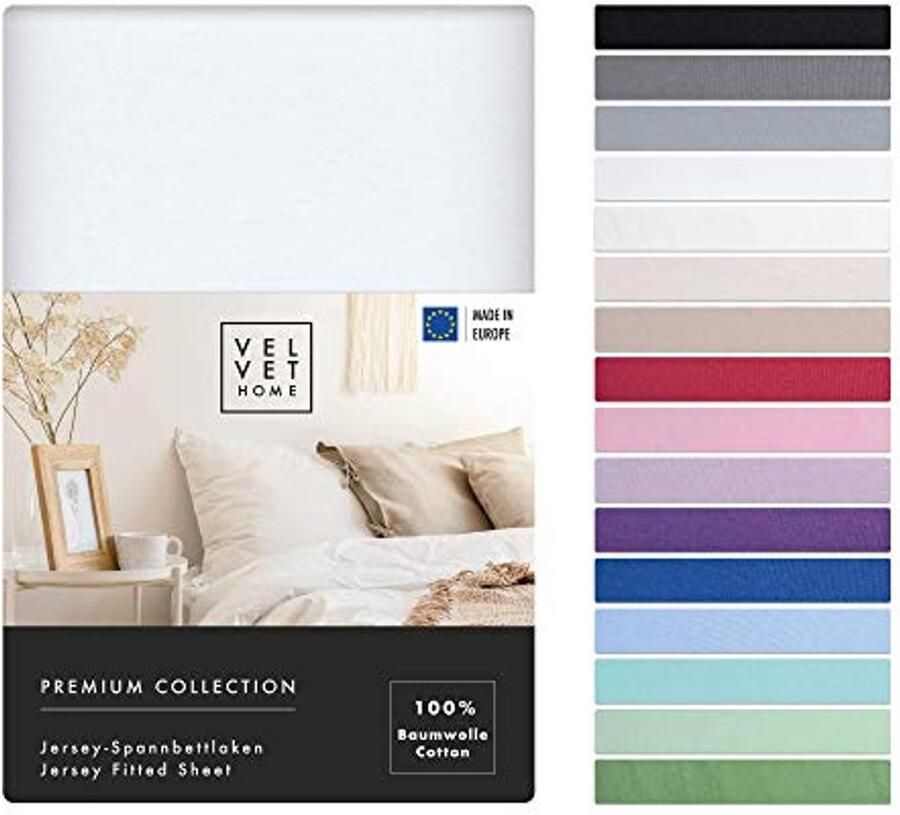 Hoeslaken 180x200 Katoen 100% Hoogwaardige Kwaliteit Perfecte Pasvorm voor Matrassen tot 25 cm