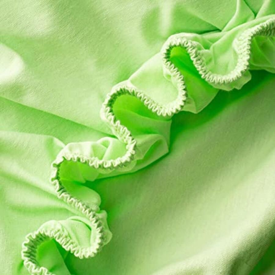 Hoeslaken 90x200 cm van 100% Gekamd Katoen Zeer Zacht en Ademend Perfect voor Matrassen tot 25 cm