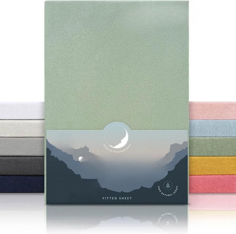 Hoeslaken babybed kinderbed 60 x 120 70 x 140 cm Oeko-Tex gecertificeerd 100% katoen ademend hoeslaken jersey baby 135 g m² wit