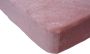 Zachtbeddengoed.nl hoeslaken Hoeslakens matras topper velvet tweepersoons 160x200 cm 180x200 cm hoekhoogte tot 23cm roze laken zacht comfortabel kwalitatief beddengoed - Thumbnail 1