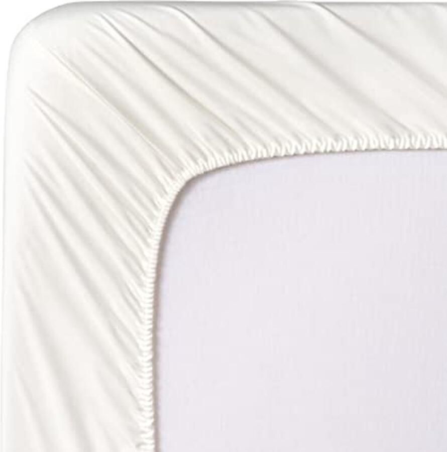 Hoeslaken van extra zachte geborstelde microvezel voor bed 120 x 190 200 cm in beige