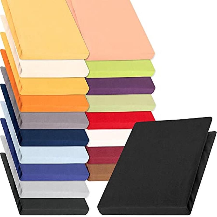 Hoeslaken van Jersey voor Matrassen in Kleuren en Maten