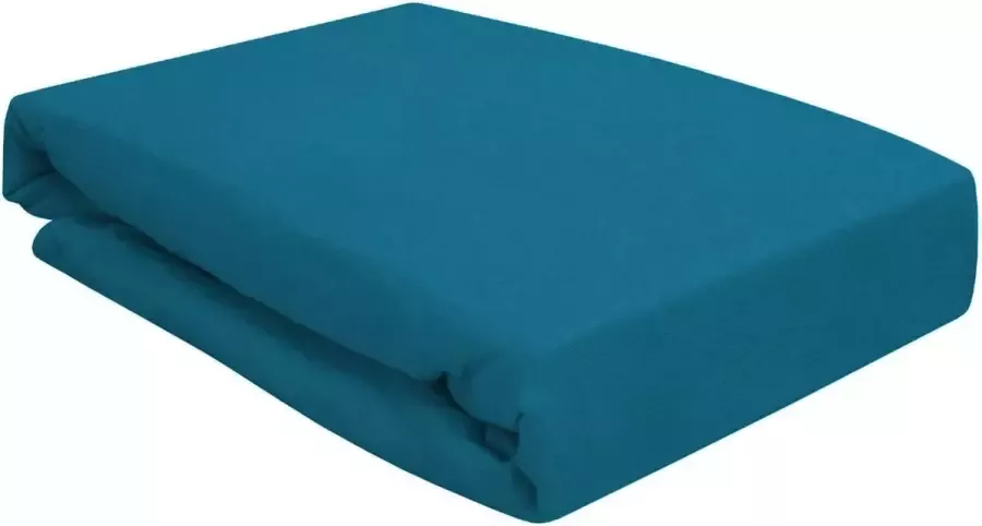 Hoeslaken voor waterbed boxspringbed of grote maten 180x200-200x220 cm hoge kwaliteit 190 gr m² breed kleurenassortiment (Petrol blauw Petrol Blue)