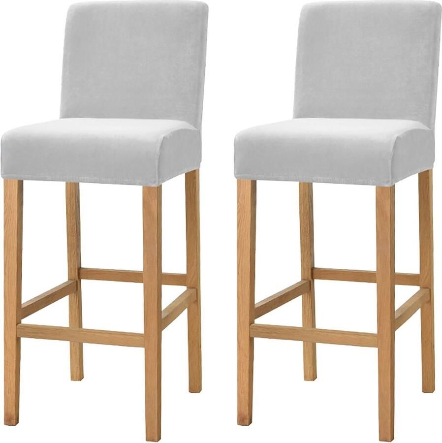 Hoge stretch barkruk hoes voor eetkamer en café set van 2