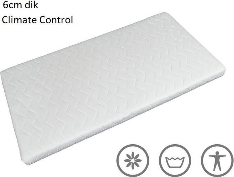 Hollands Comfort Topmatras 150x200 HR Koudschuim 6cm dik Topdekmatras Topper