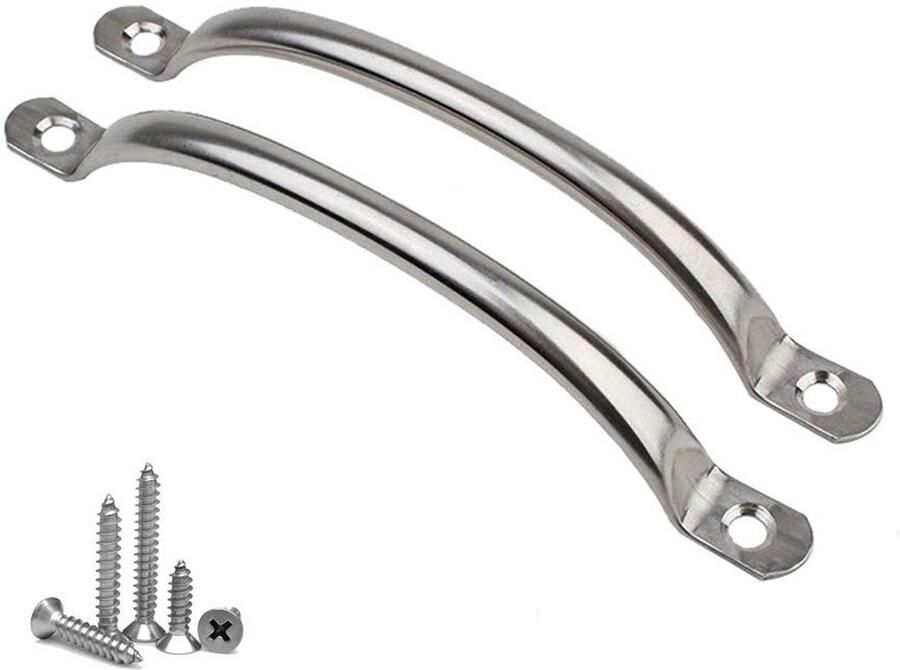 Holle roestvrijstalen trekgrepen voor deuren en laden 4 stuks modern ontwerp duurzaam materiaal